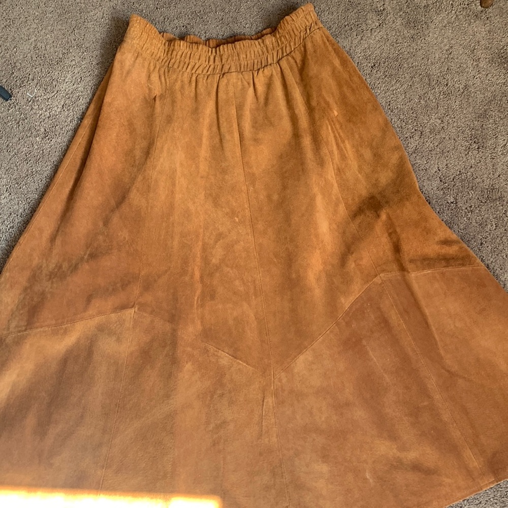 Leather Western Skirt